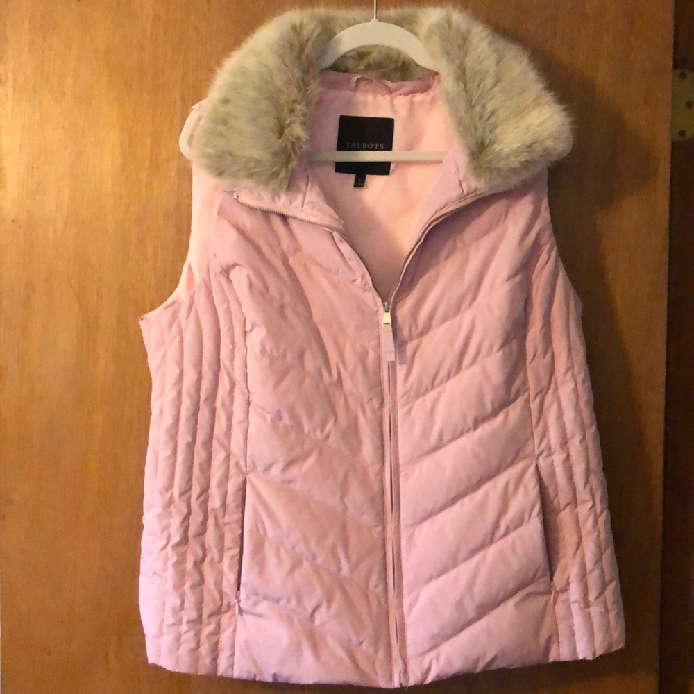 Talbots thin puffer vest